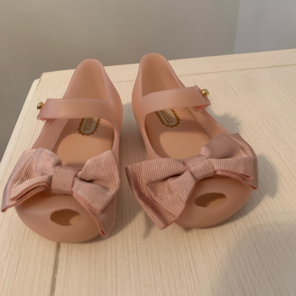 Mini Melissa Dress Shoes with Bow size 5